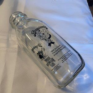 Broguiere's Milk Bottle Made in SoCal 1 Quart Glass "Happy Halloween 2021" (117)